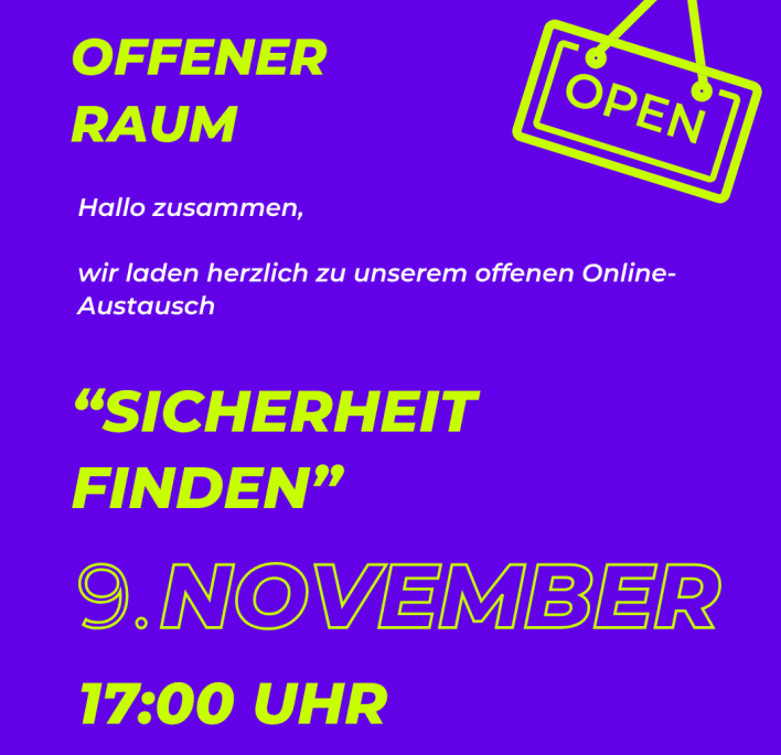 Einladung zum Offenen Raum der AGPR